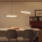 Lustra Lustre Moderne Acier Inoxydable Anneau - Neutralighting