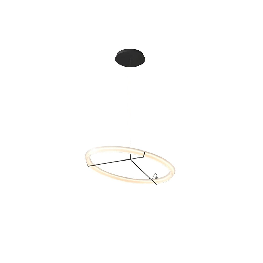 Lustra Lustre Moderne Acier Inoxydable Anneau - Neutralighting