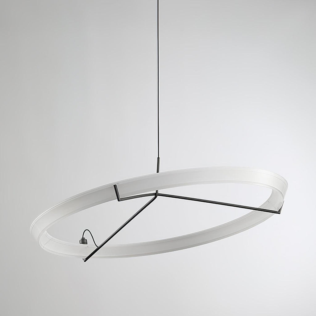 Lustra Lustre Moderne Acier Inoxydable Anneau - Neutralighting