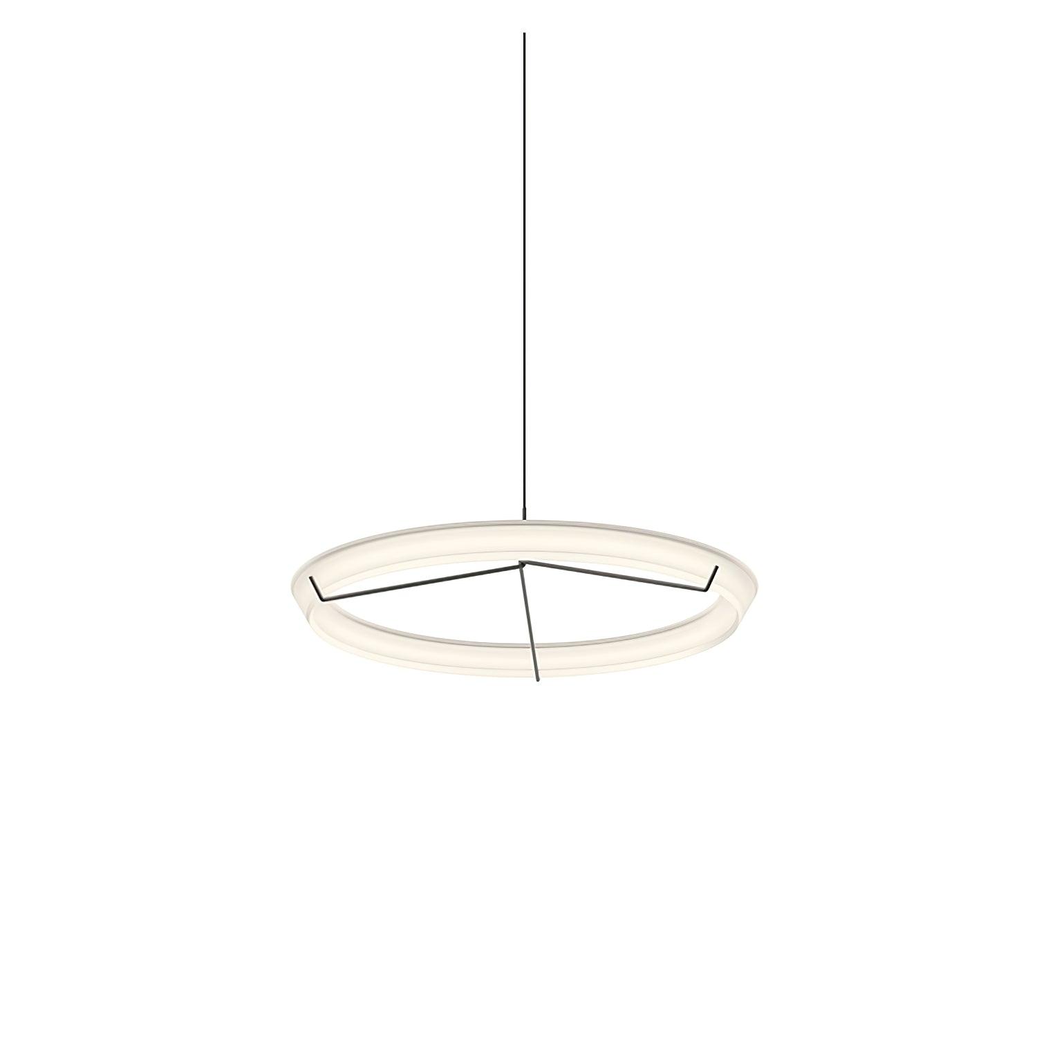 Lustra Lustre Moderne Acier Inoxydable Anneau - Neutralighting