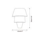 Elyon Applique Murale Élégante en Albâtre Blanc - Neutralighting