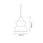 Ezion Lampe Suspension Superposée en Albâtre Blanc - Neutralighting
