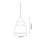 Ezion Lampe Suspension Superposée en Albâtre Blanc - Neutralighting