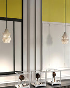 Ezion Lampe Suspension Superposée en Albâtre Blanc - Neutralighting