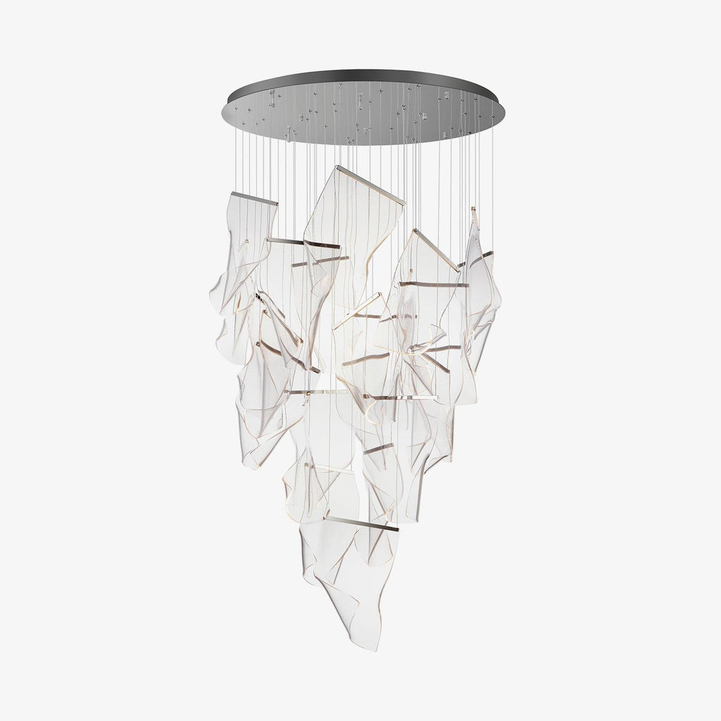 Lustra Chandelier Acrylic LED Abstract Floating - Neutralighting