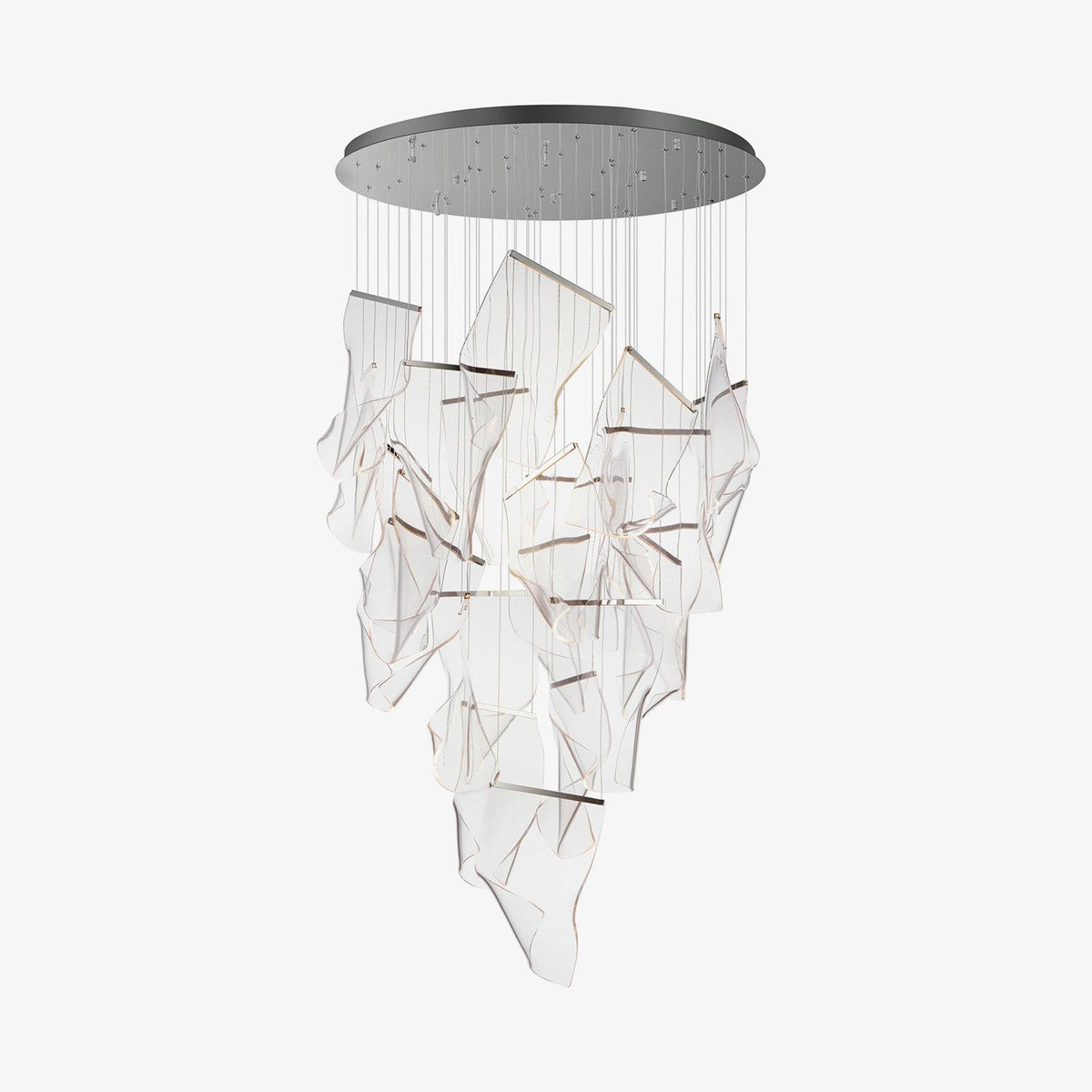 Lustra Chandelier Acrylic LED Abstract Floating - Neutralighting
