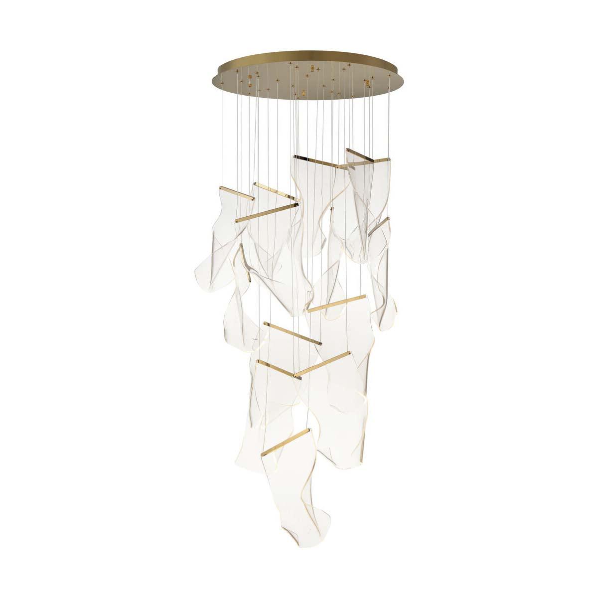 Lustra Chandelier Acrylic LED Abstract Floating - Neutralighting
