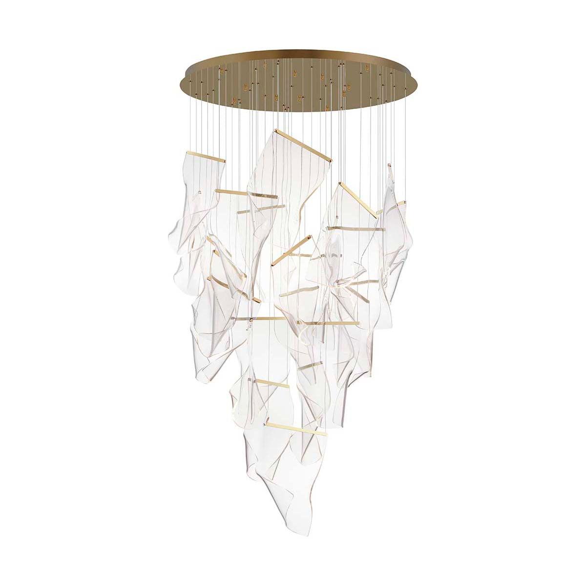 Lustra Chandelier Acrylic LED Abstract Floating - Neutralighting