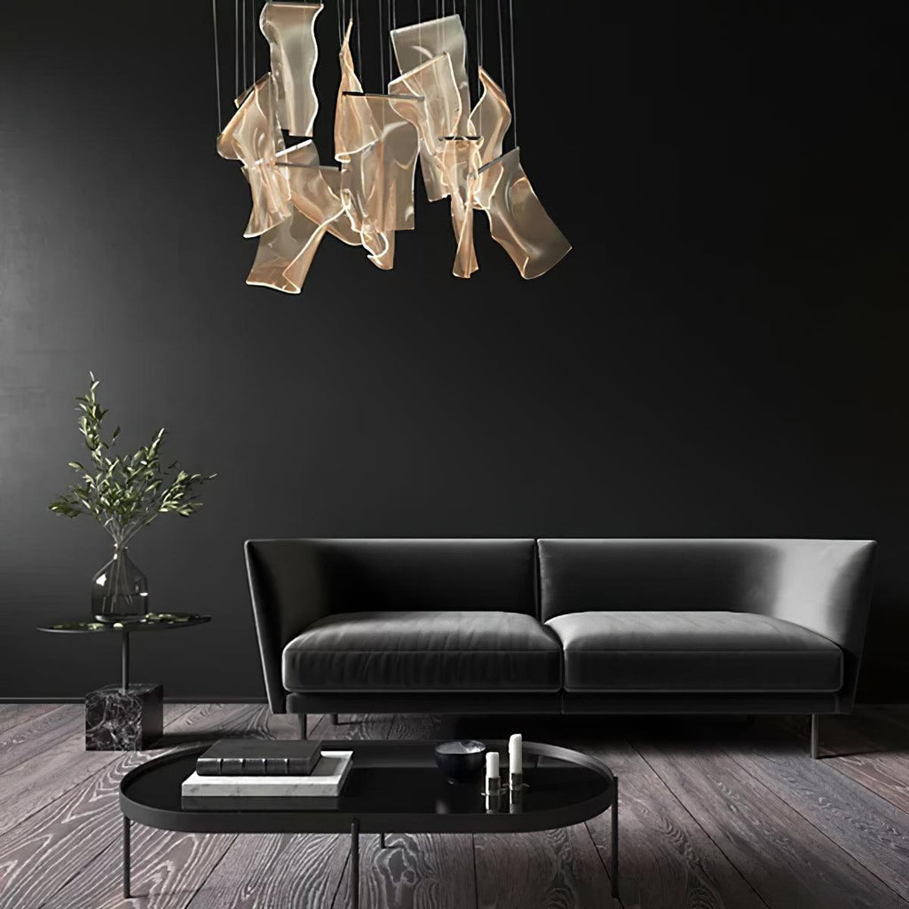 Lustra Chandelier Acrylic LED Abstract Floating - Neutralighting