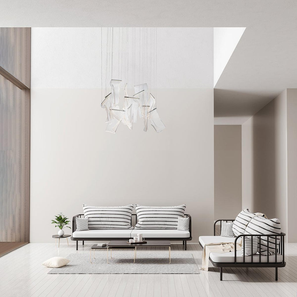 Lustra Chandelier Acrylic LED Abstract Floating - Neutralighting