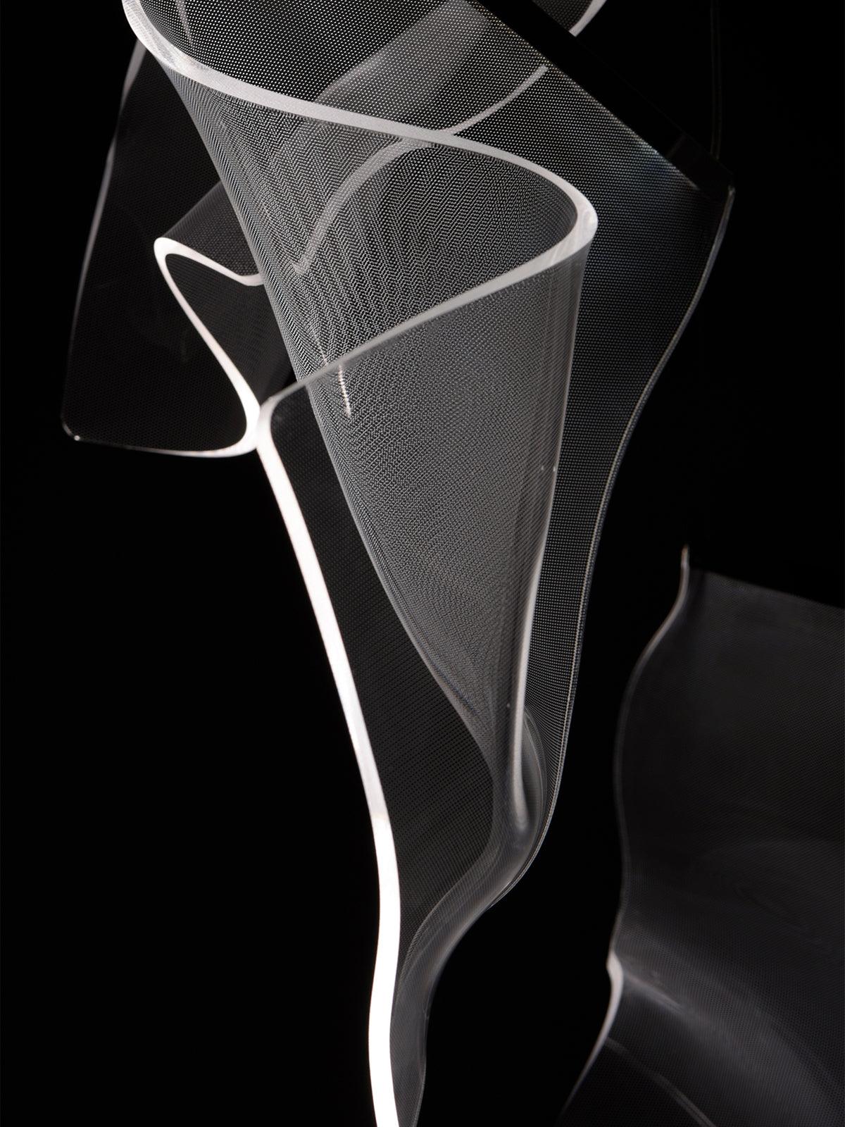Lustra Chandelier Acrylic LED Abstract Floating - Neutralighting