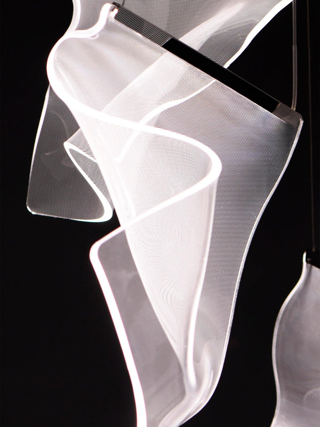 Lustra Chandelier Acrylic LED Abstract Floating - Neutralighting