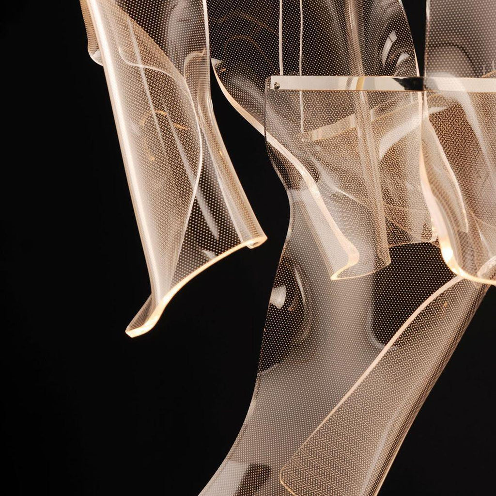 Lustra Chandelier Acrylic LED Abstract Floating - Neutralighting