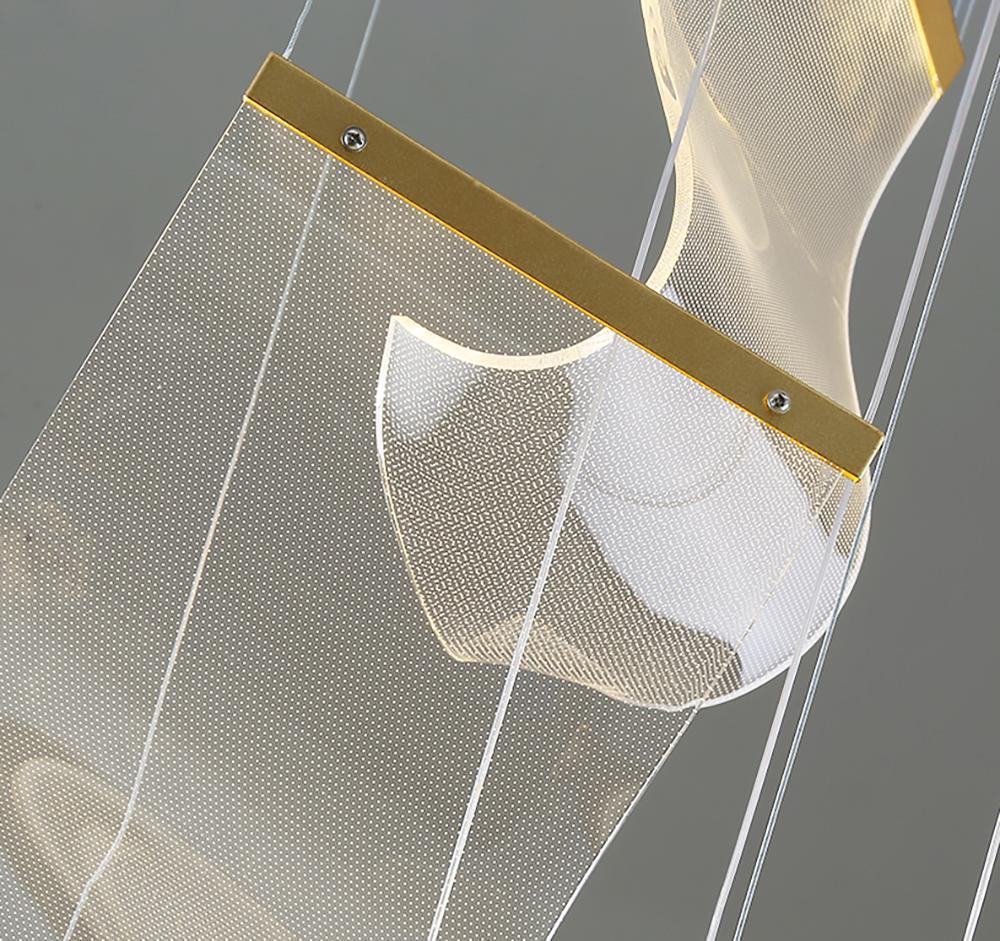 Lustra Chandelier Acrylic LED Abstract Floating - Neutralighting