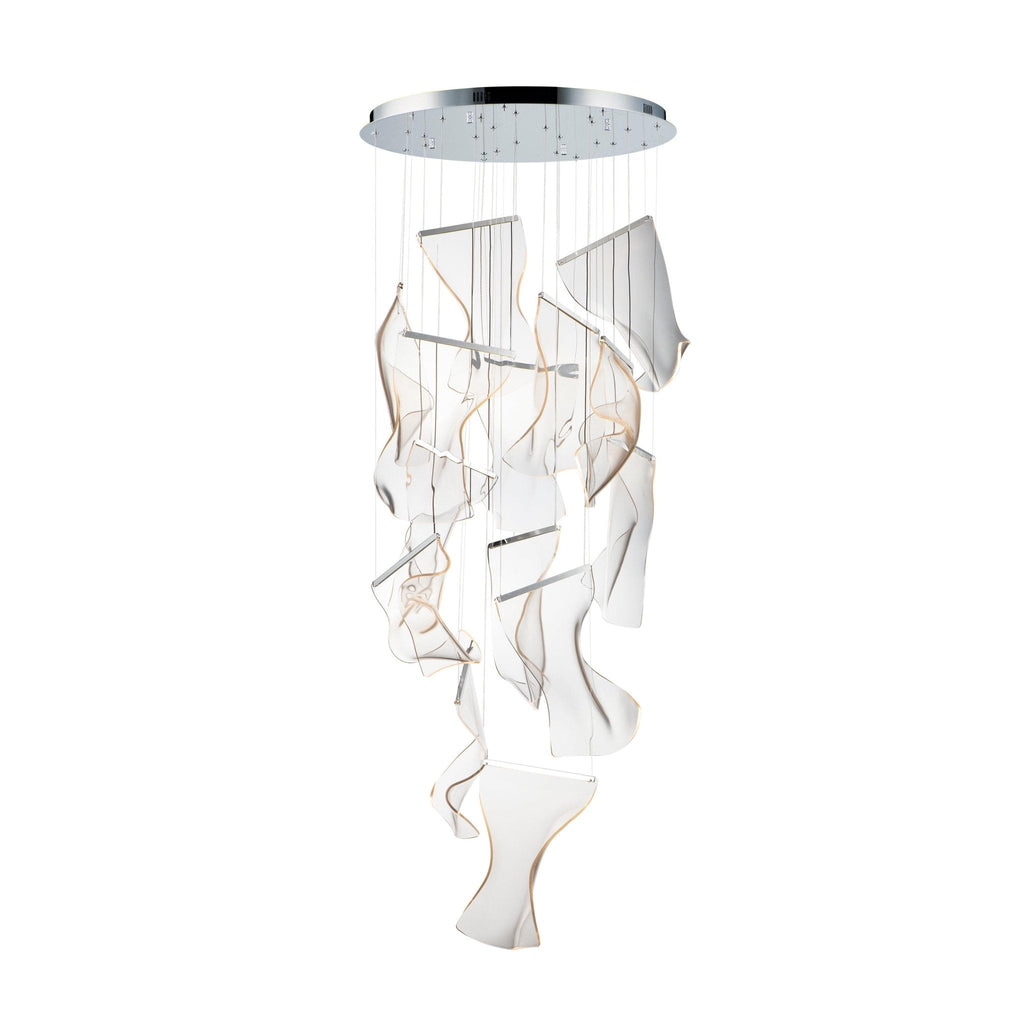 Lustra Chandelier Acrylic LED Abstract Floating - Neutralighting