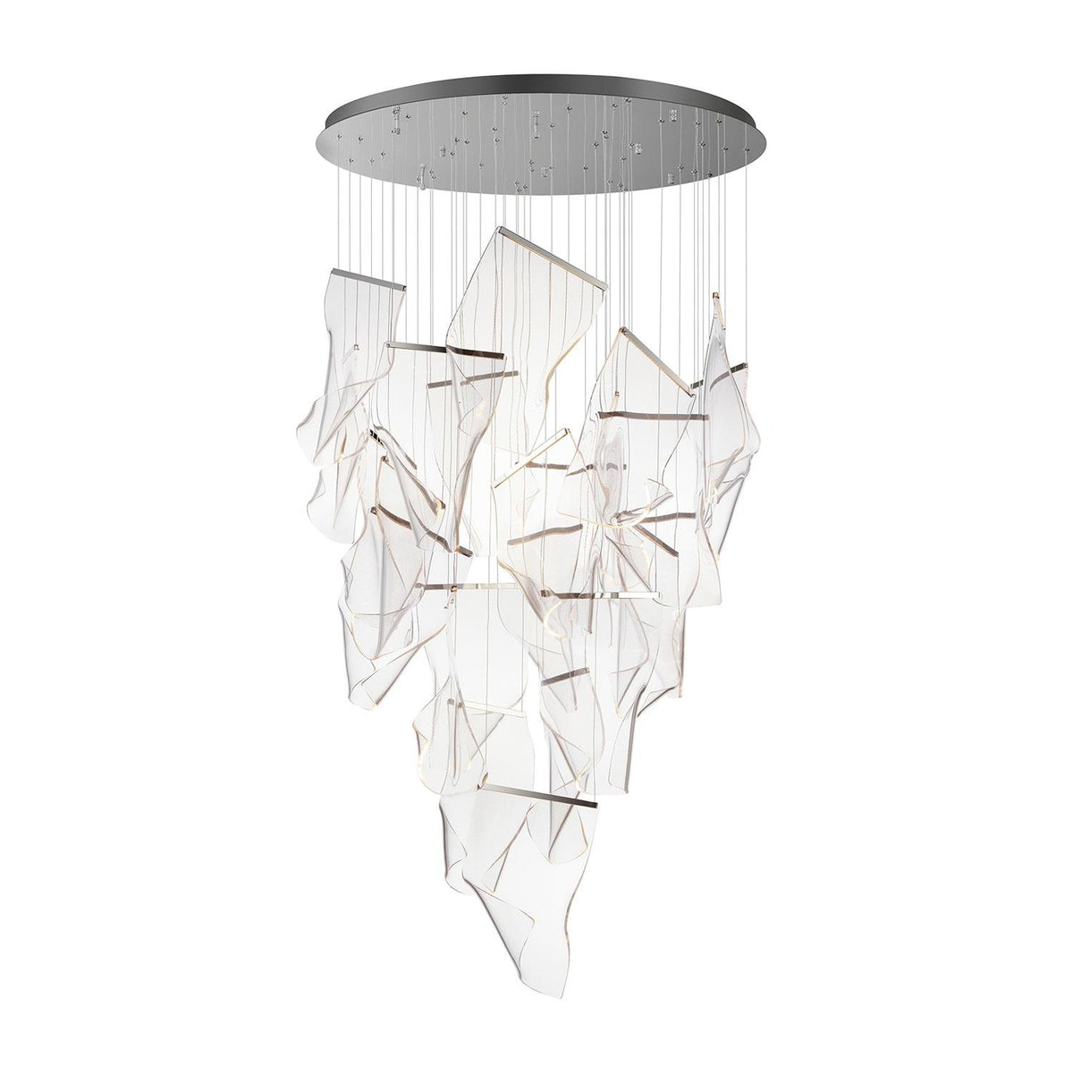 Lustra Chandelier Acrylic LED Abstract Floating - Neutralighting