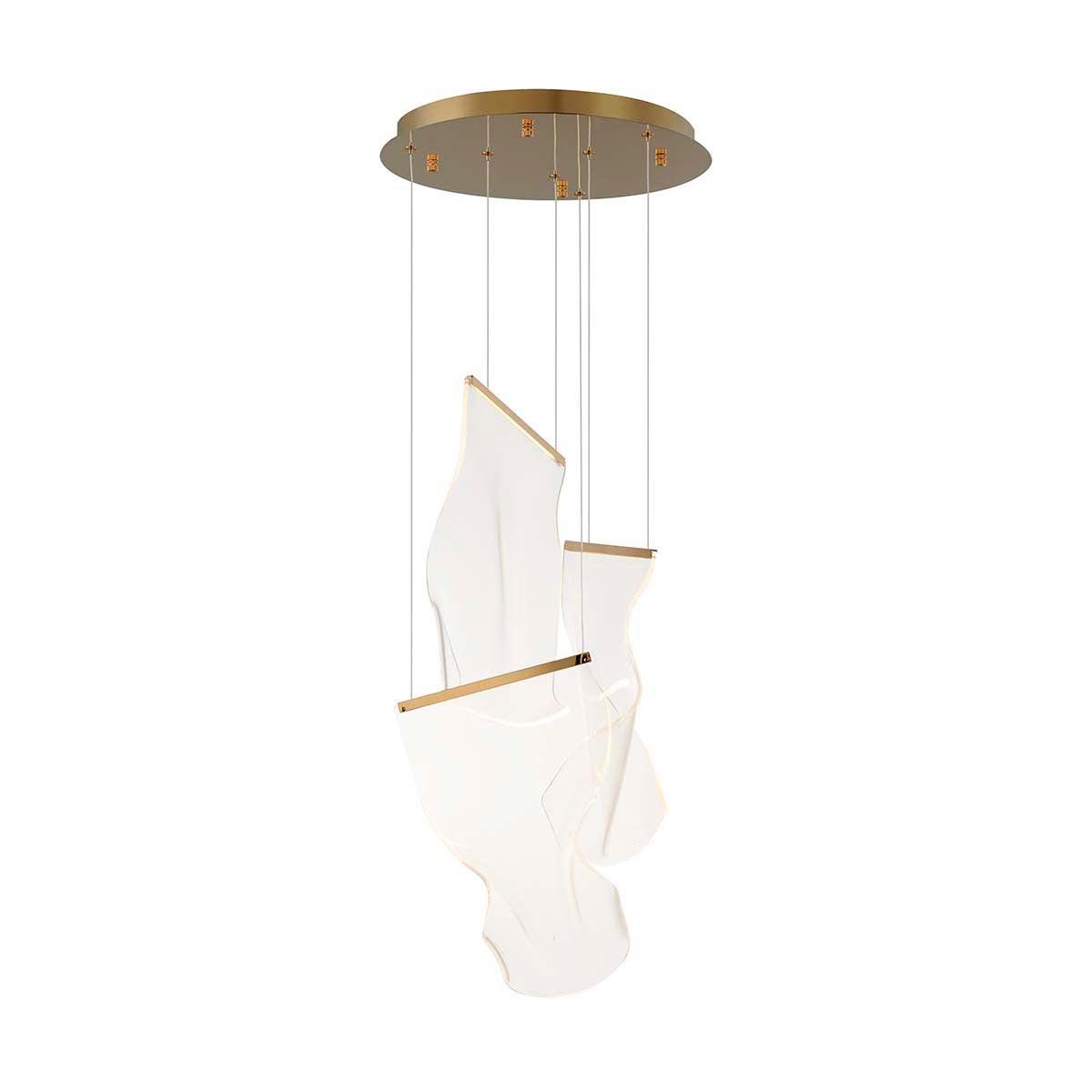 Lustra Chandelier Acrylic LED Abstract Floating - Neutralighting