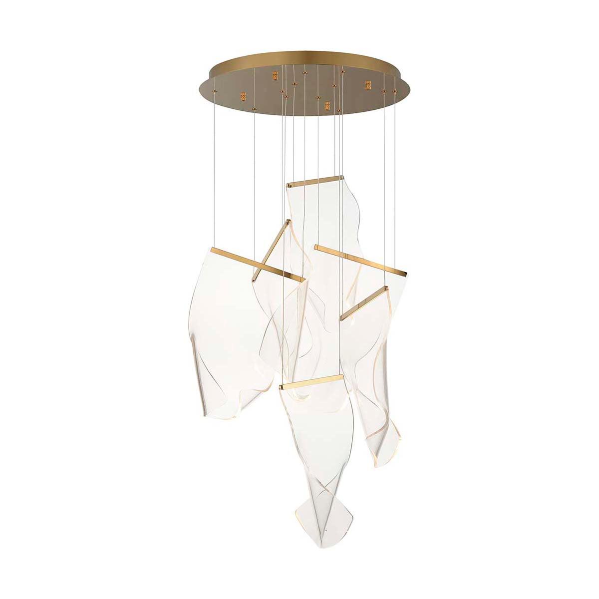 Lustra Chandelier Acrylic LED Abstract Floating - Neutralighting