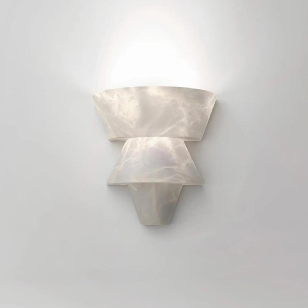 Elyon Applique Murale Élégante en Albâtre Blanc - Neutralighting