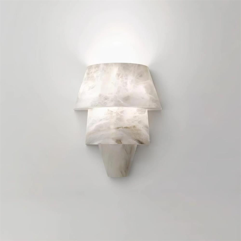 Elyon Applique Murale Élégante en Albâtre Blanc - Neutralighting