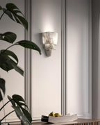 Elyon Applique Murale Élégante en Albâtre Blanc - Neutralighting