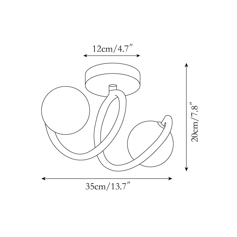 Liora Plafonnier Boule - Neutralighting