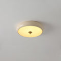 Utheara Plafonnier moderne minimaliste en verre crème ondulé - Neutralighting