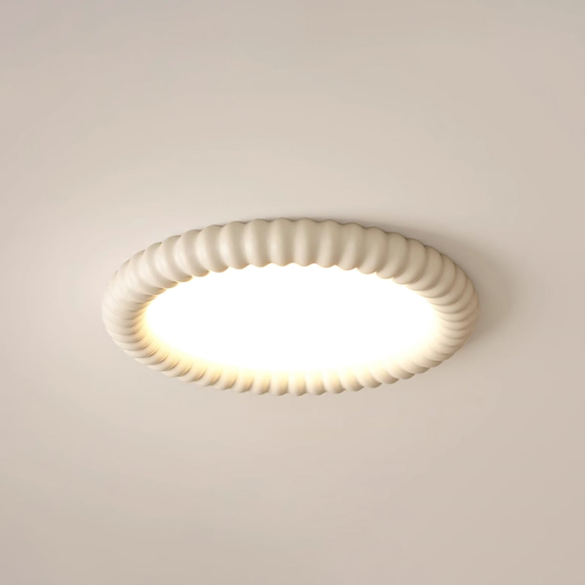 Ulire Lampe de Plafond en Résine Ondulée Art Nordique - Neutralighting