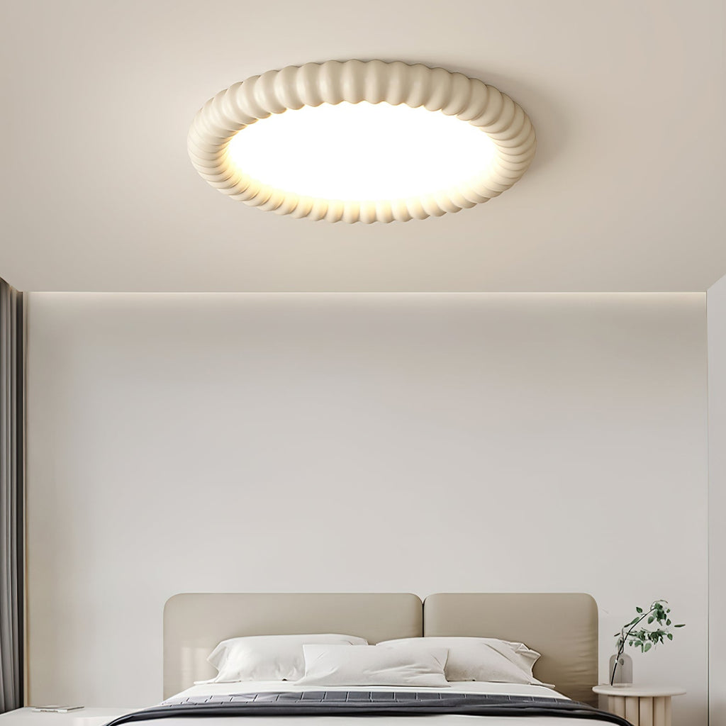 Ulire Lampe de Plafond en Résine Ondulée Art Nordique - Neutralighting