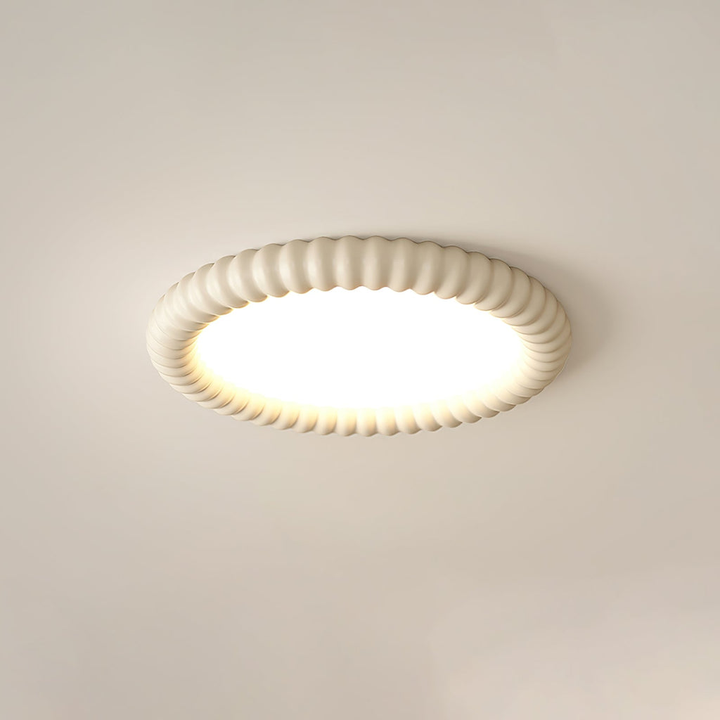 Ulire Lampe de Plafond en Résine Ondulée Art Nordique - Neutralighting