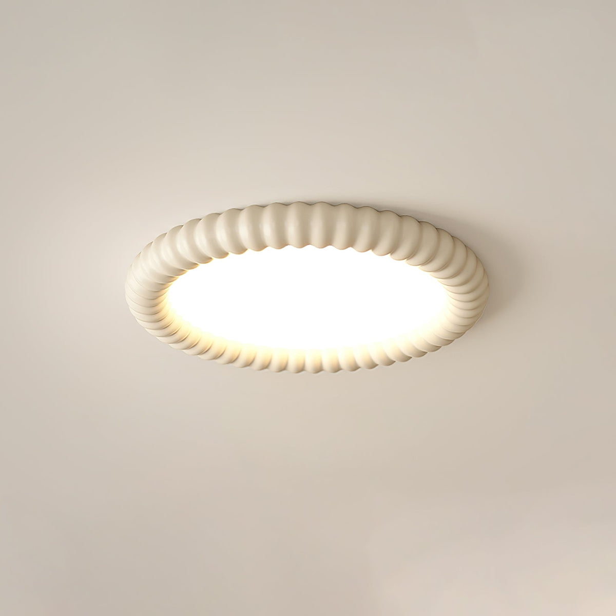 Ulire Lampe de Plafond en Résine Ondulée Art Nordique - Neutralighting