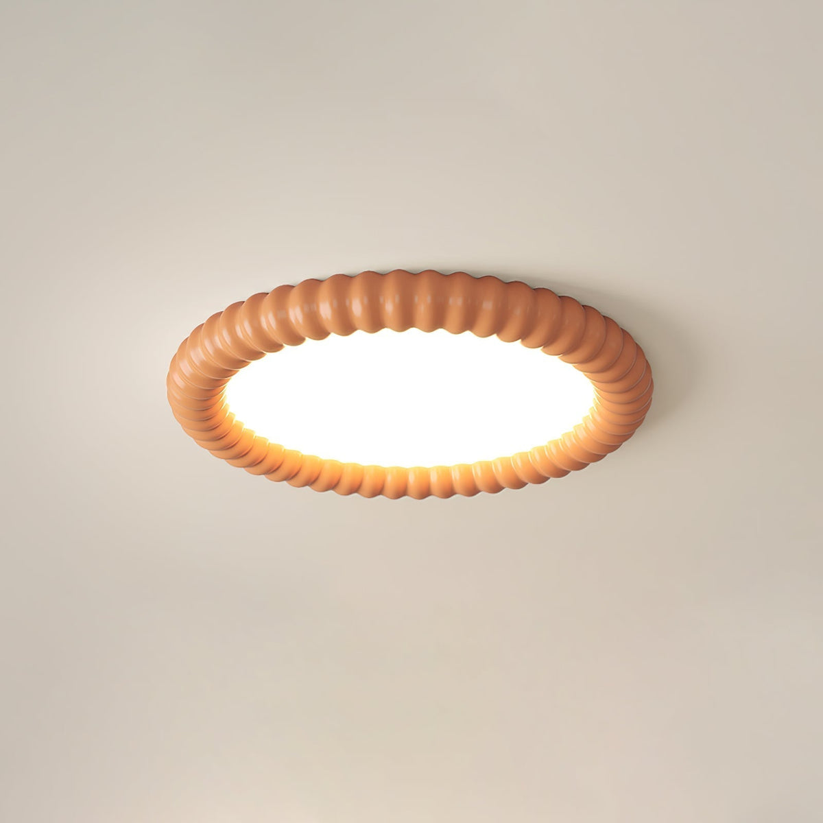 Ulire Lampe de Plafond en Résine Ondulée Art Nordique - Neutralighting