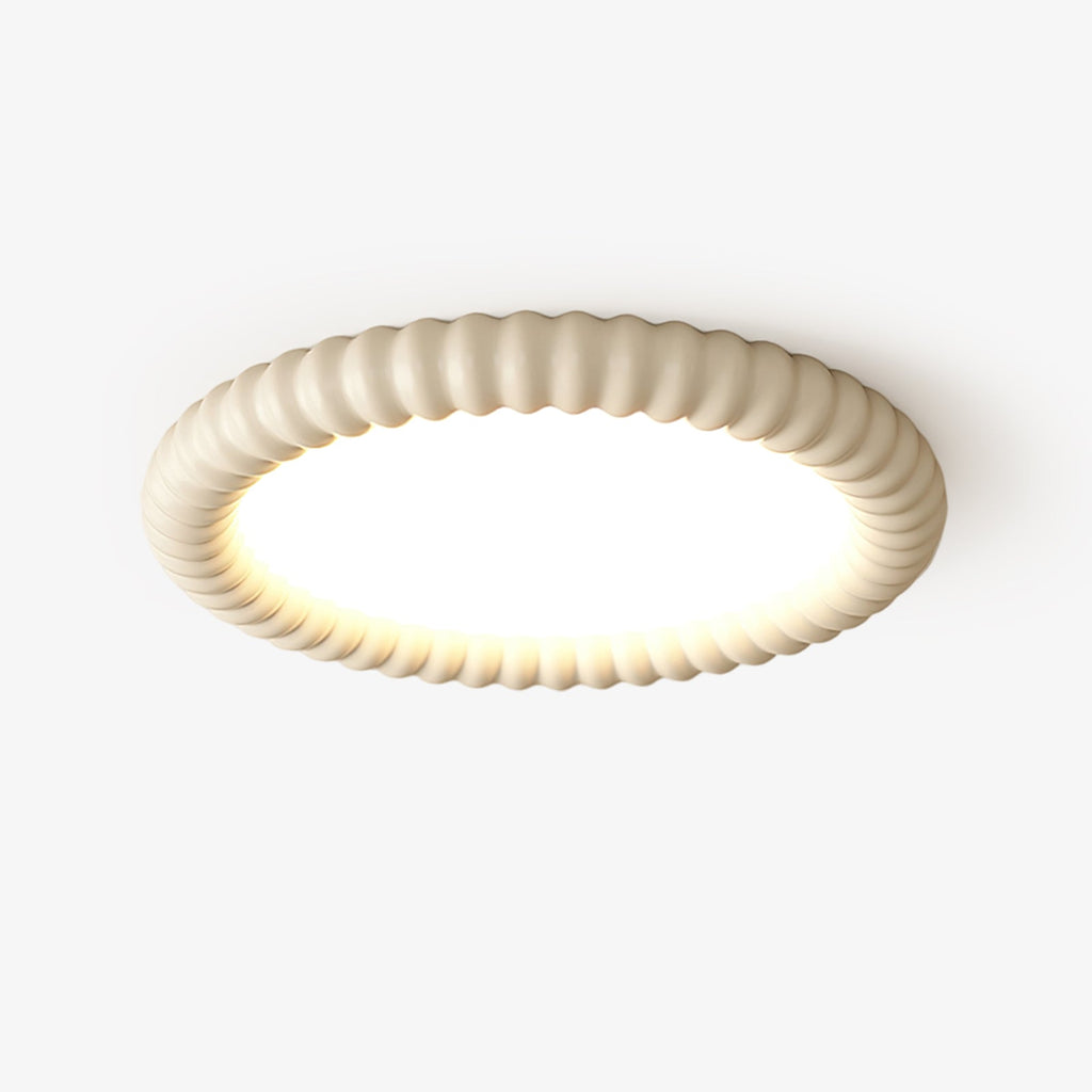 Ulire Lampe de Plafond en Résine Ondulée Art Nordique - Neutralighting