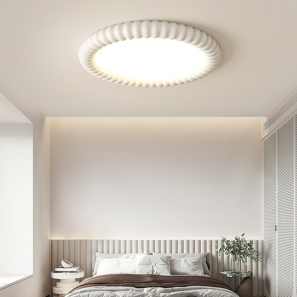 Ulire Lampe de Plafond en Résine Ondulée Art Nordique - Neutralighting