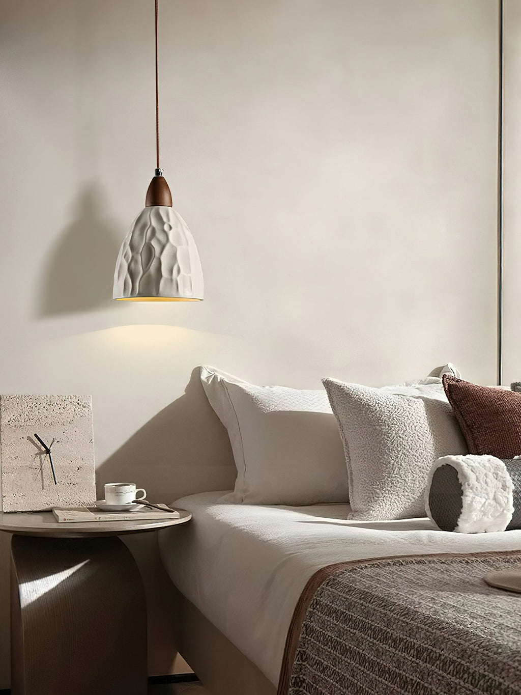 Osilora Suspension en Bois Ondulé Art Nordique Premium - Neutralighting