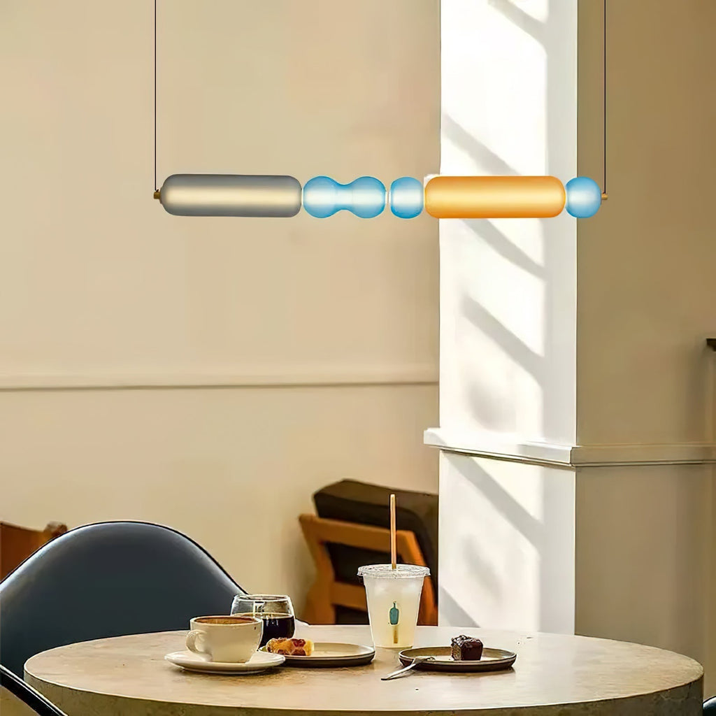 Lustra Suspension en Verre Coloré Moderne - Neutralighting