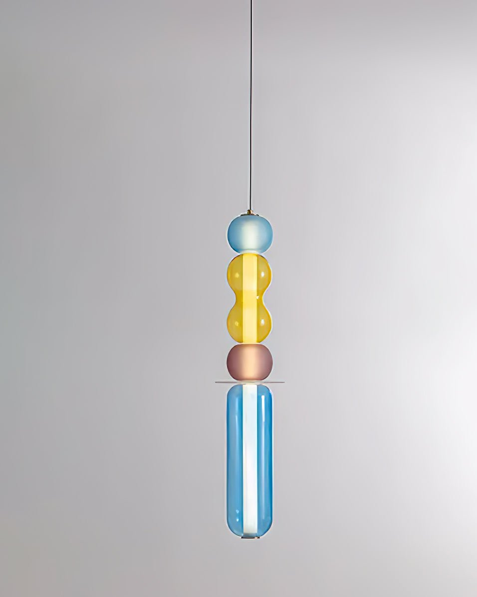 Lustra Suspension en Verre Coloré Moderne - Neutralighting