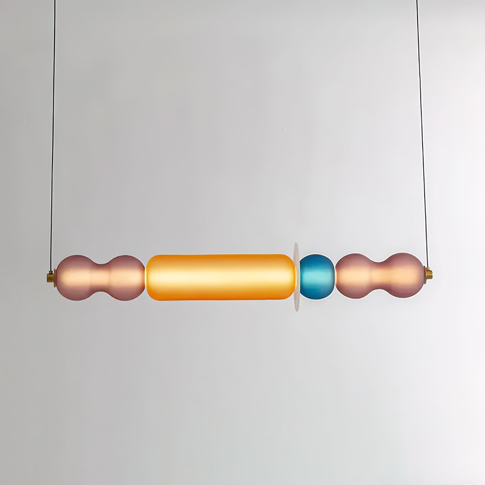 Lustra Suspension en Verre Coloré Moderne - Neutralighting