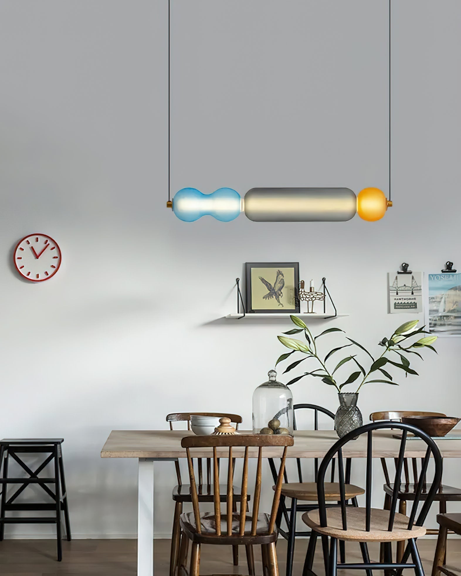 Lustra Suspension en Verre Coloré Moderne - Neutralighting