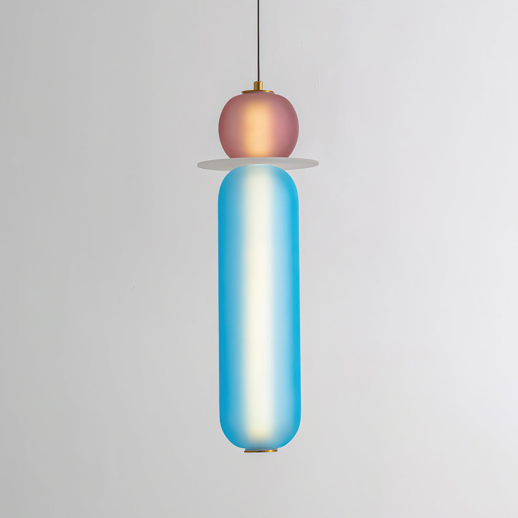 Lustra Suspension en Verre Coloré Moderne - Neutralighting