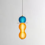 Lustra Suspension en Verre Coloré Moderne - Neutralighting