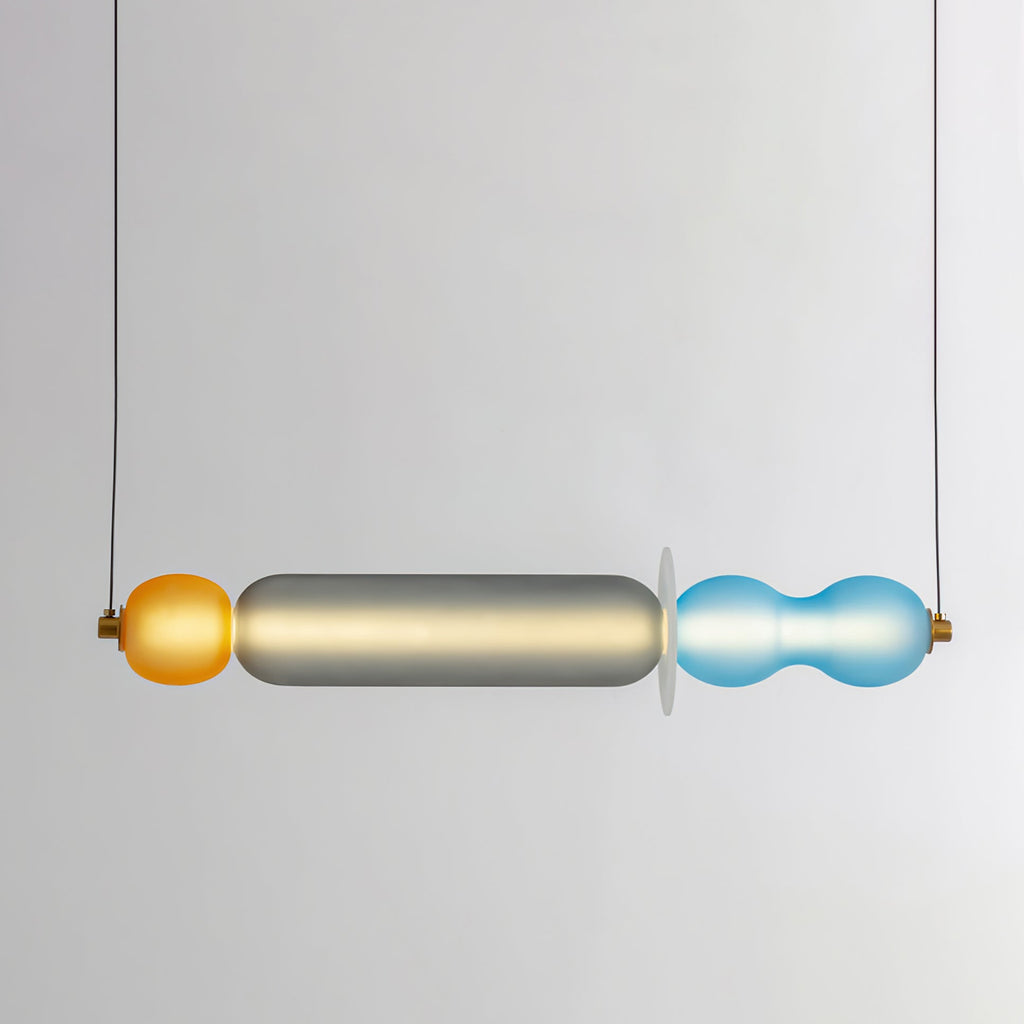 Lustra Suspension en Verre Coloré Moderne - Neutralighting