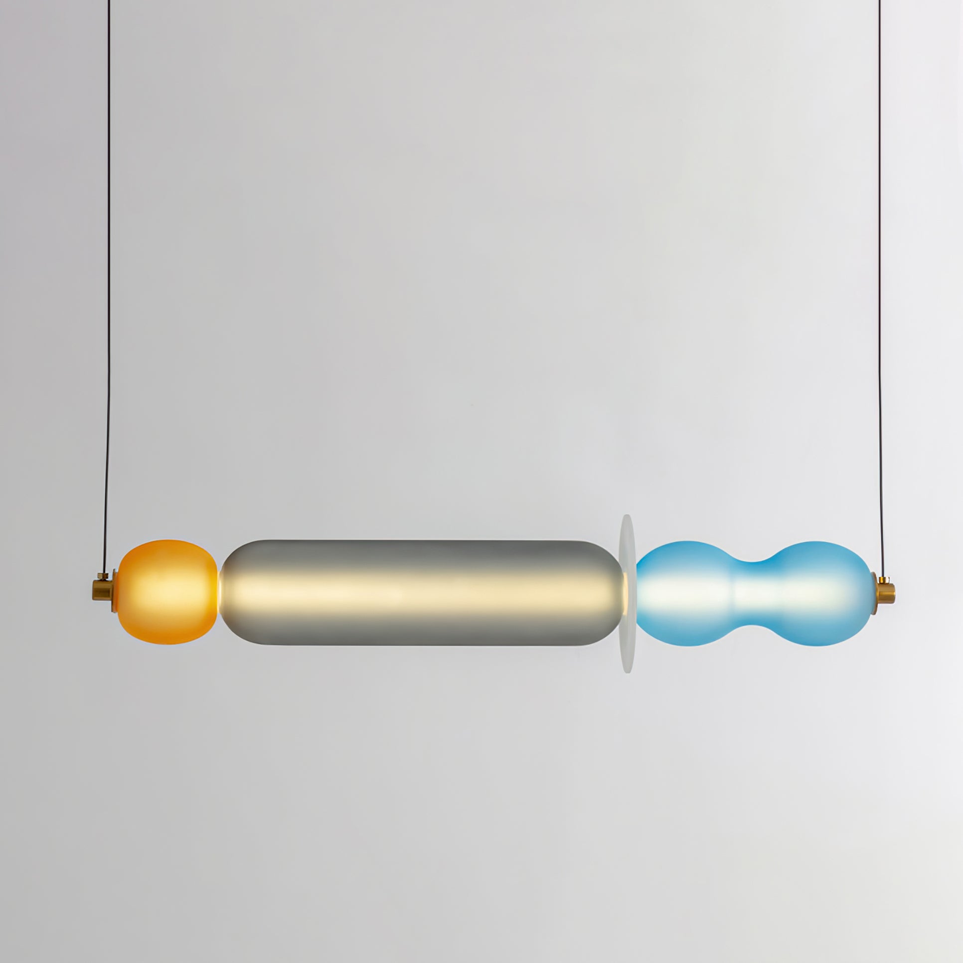 Lustra Suspension en Verre Coloré Moderne - Neutralighting