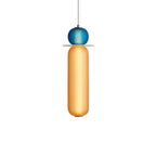 Lustra Suspension en Verre Coloré Moderne - Neutralighting