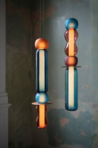 Lustra Suspension en Verre Coloré Moderne - Neutralighting