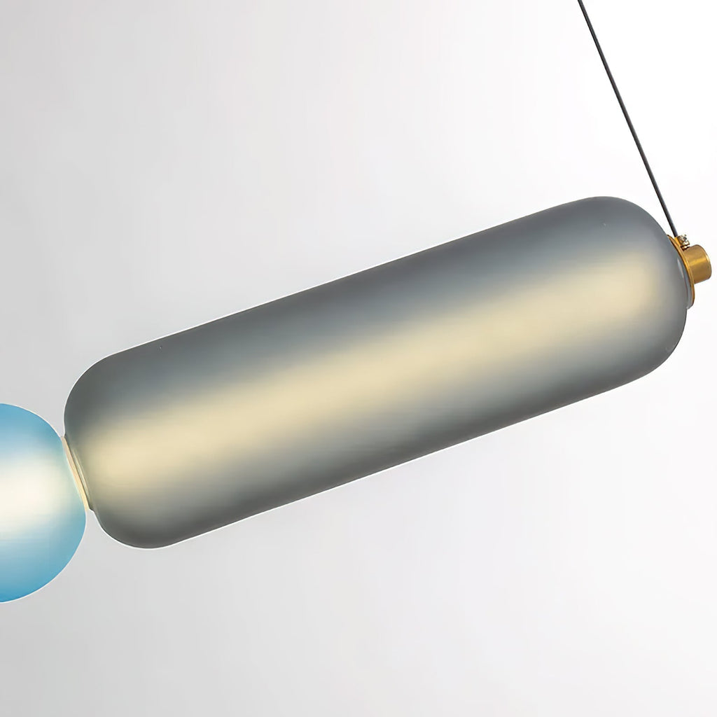 Lustra Suspension en Verre Coloré Moderne - Neutralighting
