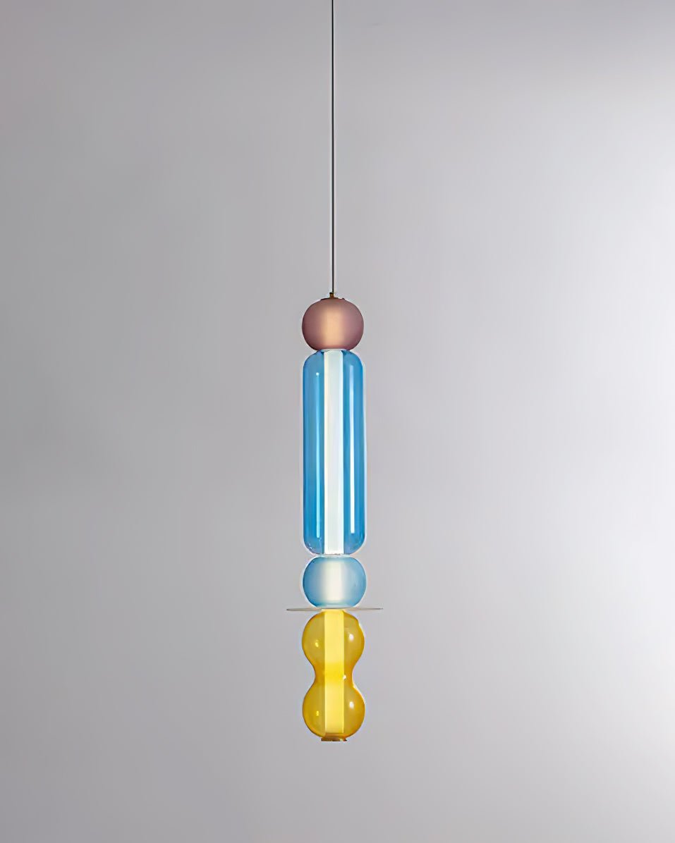 Lustra Suspension en Verre Coloré Moderne - Neutralighting