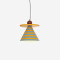 Riva Lampe Pendentive Conique Rayée Ludique Vibrante - Neutralighting