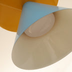 Riva Lampe Pendentive Conique Rayée Ludique Vibrante - Neutralighting