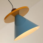 Riva Lampe Pendentive Conique Rayée Ludique Vibrante - Neutralighting